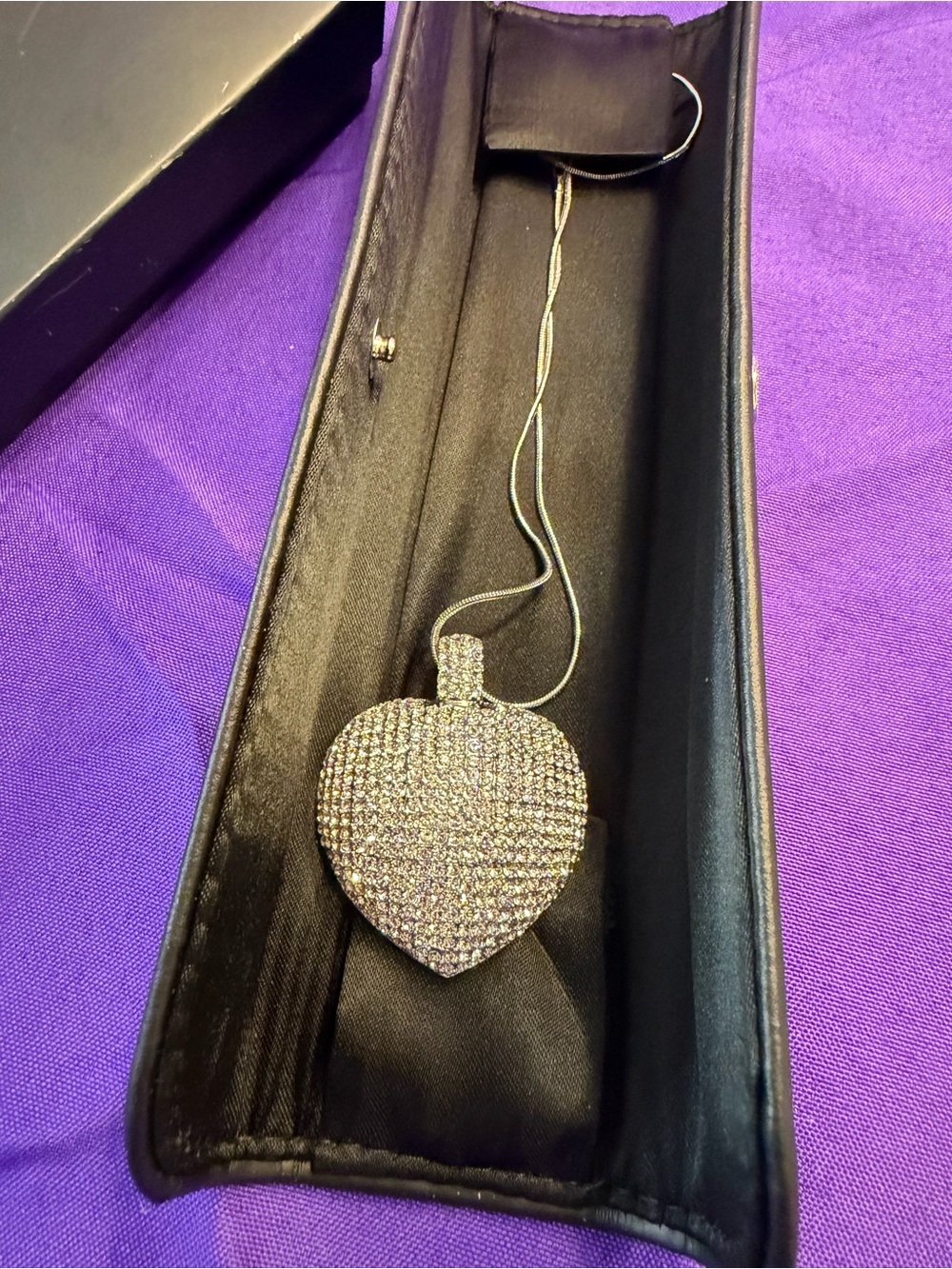 Park Lane Destiny Swarovski Crystal Heart Necklace NWT Box $279